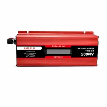 Haute-puissance convertisseur 12 v à 220 v, 2000 w amélioré avec USB charge onduleur ménage automobile onduleur