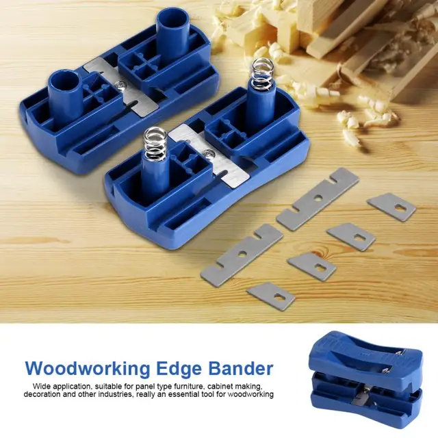 Practical Woodworking Edge Tail Trimmer PVC Wood Edge Banding Machine 2 Edges Manual Tail Trimming Woodworking Tool
