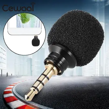 

Cewaal Mini Portable 3.5mm Jack Plug Voice Mic mikrofon microfono Omni-Directional Microphone For Recorder Mobile Smart Phone