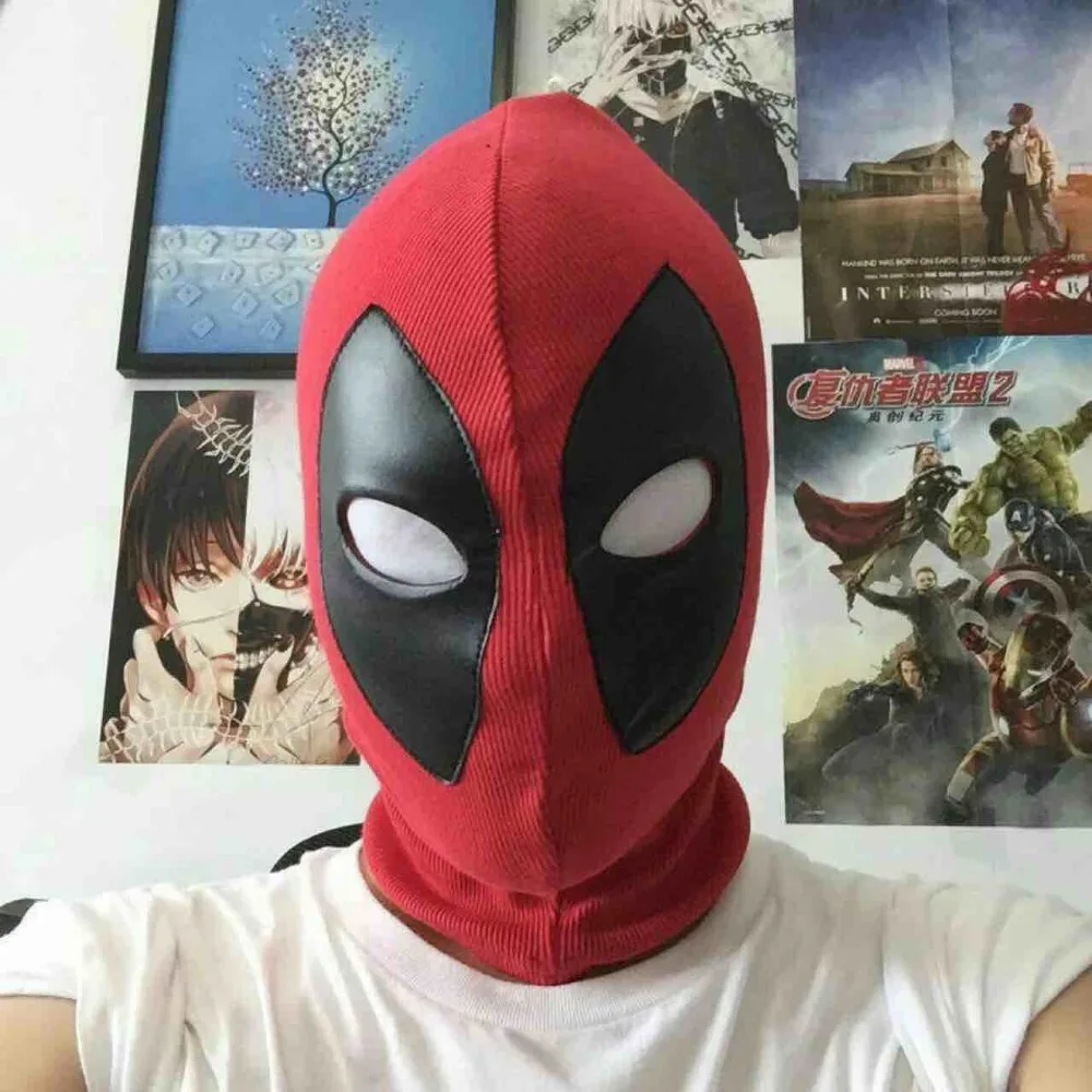 

Lycra Deadpool Mask Halloween Hood Mask For Kids And Adults Cosplay Party Masks