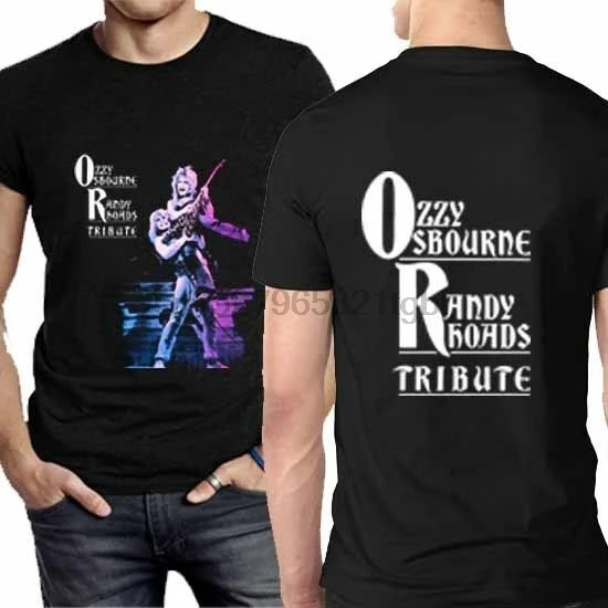 Ozzy osborn Randy Rhoads футболка с двумя сторонами новая мужская | Мужская одежда