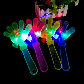 

LED Flashing Clap Your Hands Musical Toy Maraca Light Up Shake Toy Bar KTV Cheer Prop Glow Party Concert Bar Birthday Toy Gift