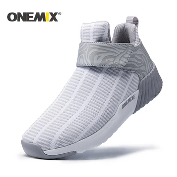 

ONEMIX women Running Shoes warm height increasing shoes winter men & woman sports shoes Outdoor Unisex Athletic Sport Shoes men