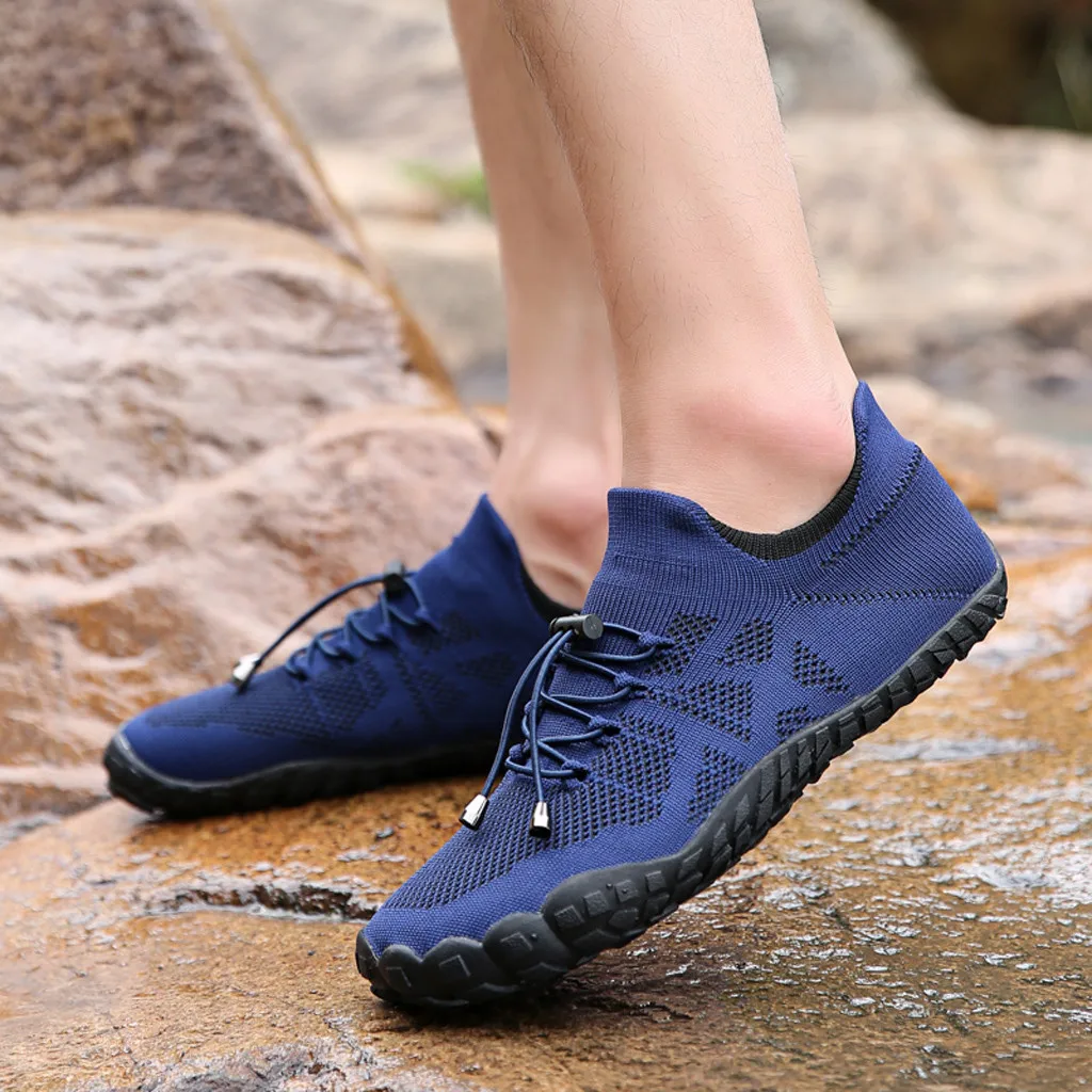 Summer Water Shoes for Men Women Breathable Barefoot Quick Dry Non Slip Beach Swimming Man Sneakers Outdoor Aqua Shoes#D