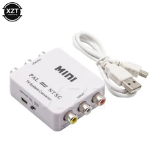 Mini Portátil hdmi PAL para NTSC ou NTSC PARA PAL Bi-direcional Dual-Forma de Formato de TV Sistema de Vídeo conexão conversor Composto