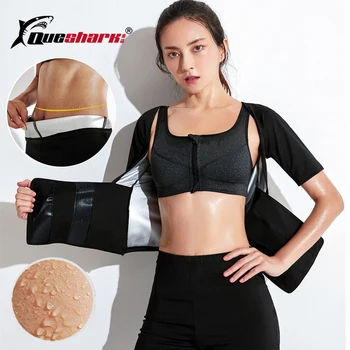

Fitness Gym Suit set Women Running Jackets Yoga Suit Sport Sweatshirt Set Workout Clothing Weight Loss Slim Sweating Shapewear