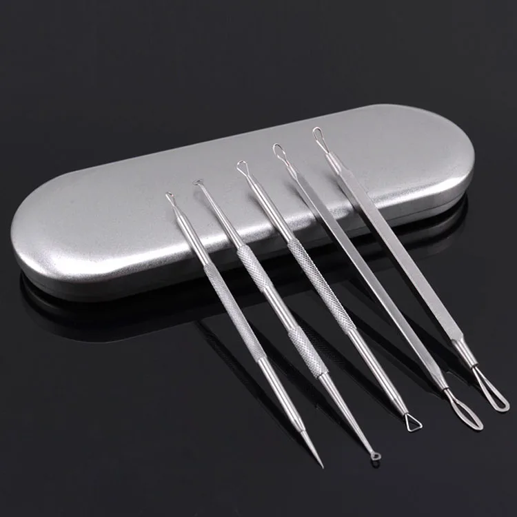 5pcs/lot Acne Removal Needle Pimple Needle Blackhead Remover Tools Face