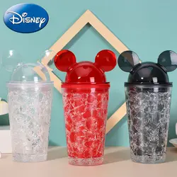 Disney Дети Детская бутылка для воды Микки и Минни Маус воды чашки Детские Портативный Кормление бутылки герметичность Прочный Спортивный