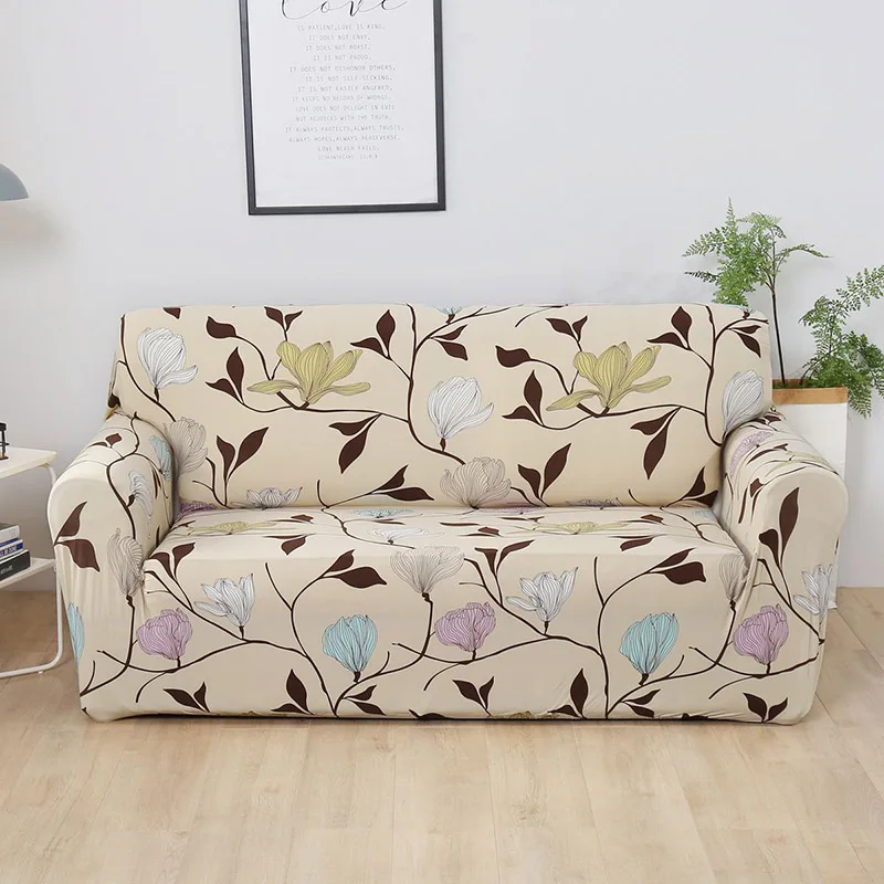 Beige sofa cover