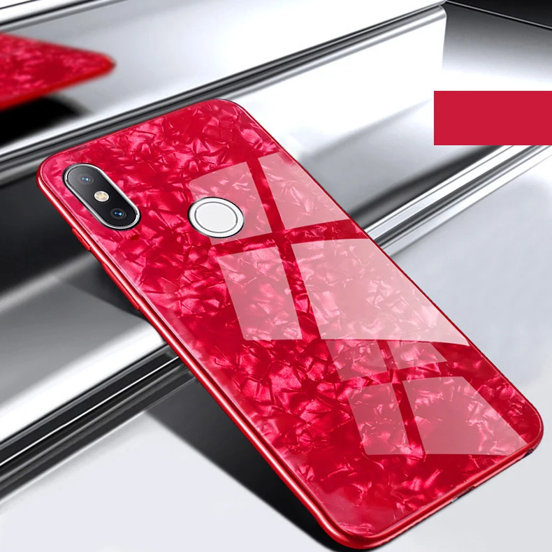 Для mi x2s чехол для Xiaomi mi Mix 2 2s Чехол для Xiaomi mi 8 lite 9T 9S чехол из закаленного стекла для Xiso mi redmi note 7 K20 чехол для задней панели - Цвет: Красный