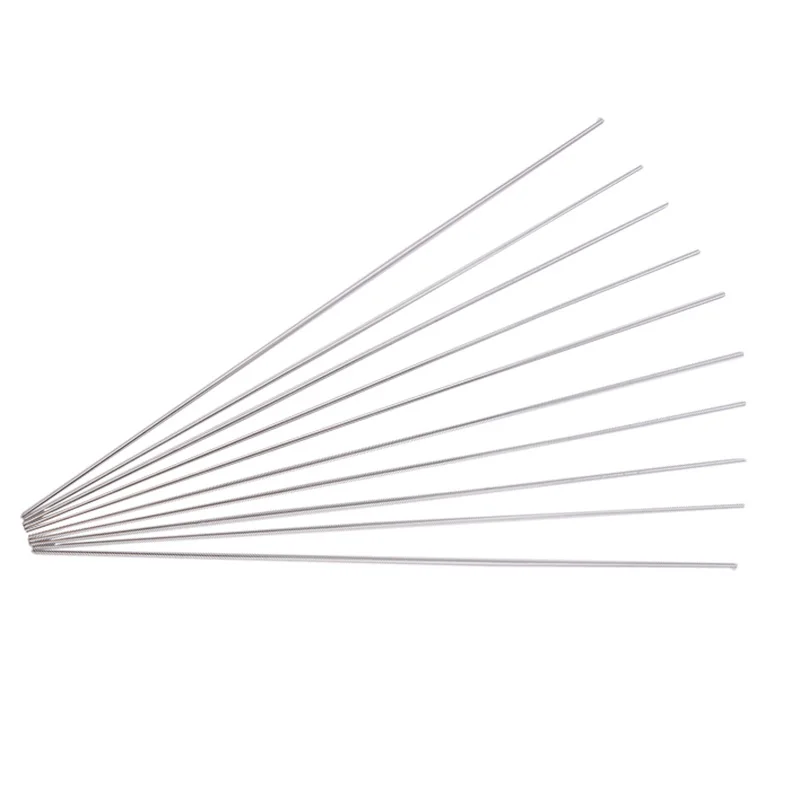 10pcs 1.6*330mm Aluminum Alloy Welding Rods Silver Welding RodsTig Filler Rods Welding Brazing Wire Tool