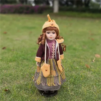 

Girlfriend on Valentine's Day Character Wine Red Lovers Russian character girl frozen queen porcelain doll wedding decoration