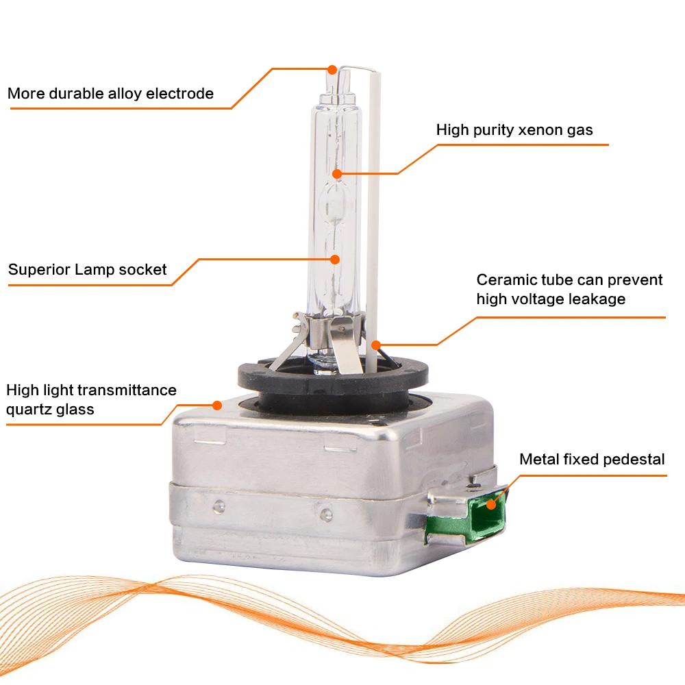 Новые 35 Вт 6000 K комплект ксеноновых фар лампы автомобильные головного света D1S D2S D3S D4S Автомобильный свет лампа, автомобильная фара