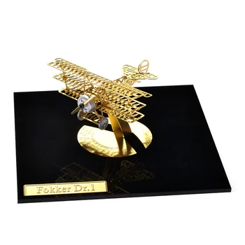 

1/160 StratoStudio 3D puzzle metal model easy to assemble micro wing series B16004 Fokker Dr.1 Red Baron Souptoys gifts