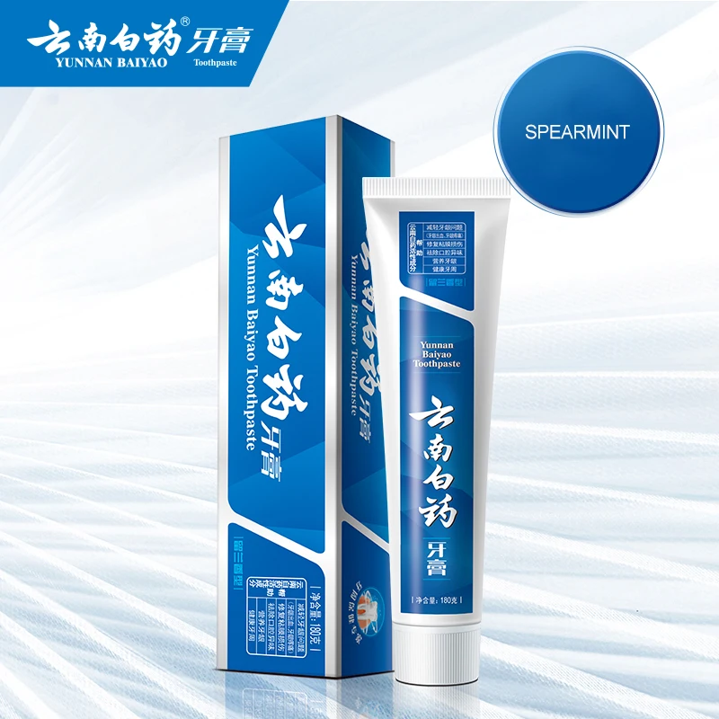 

Women Men's Toothpaste Spearmint Type Relieves Gum Bleeding Remove Tooth Stain Fresh Breath Remove Bad Breath Nursing Gum Care