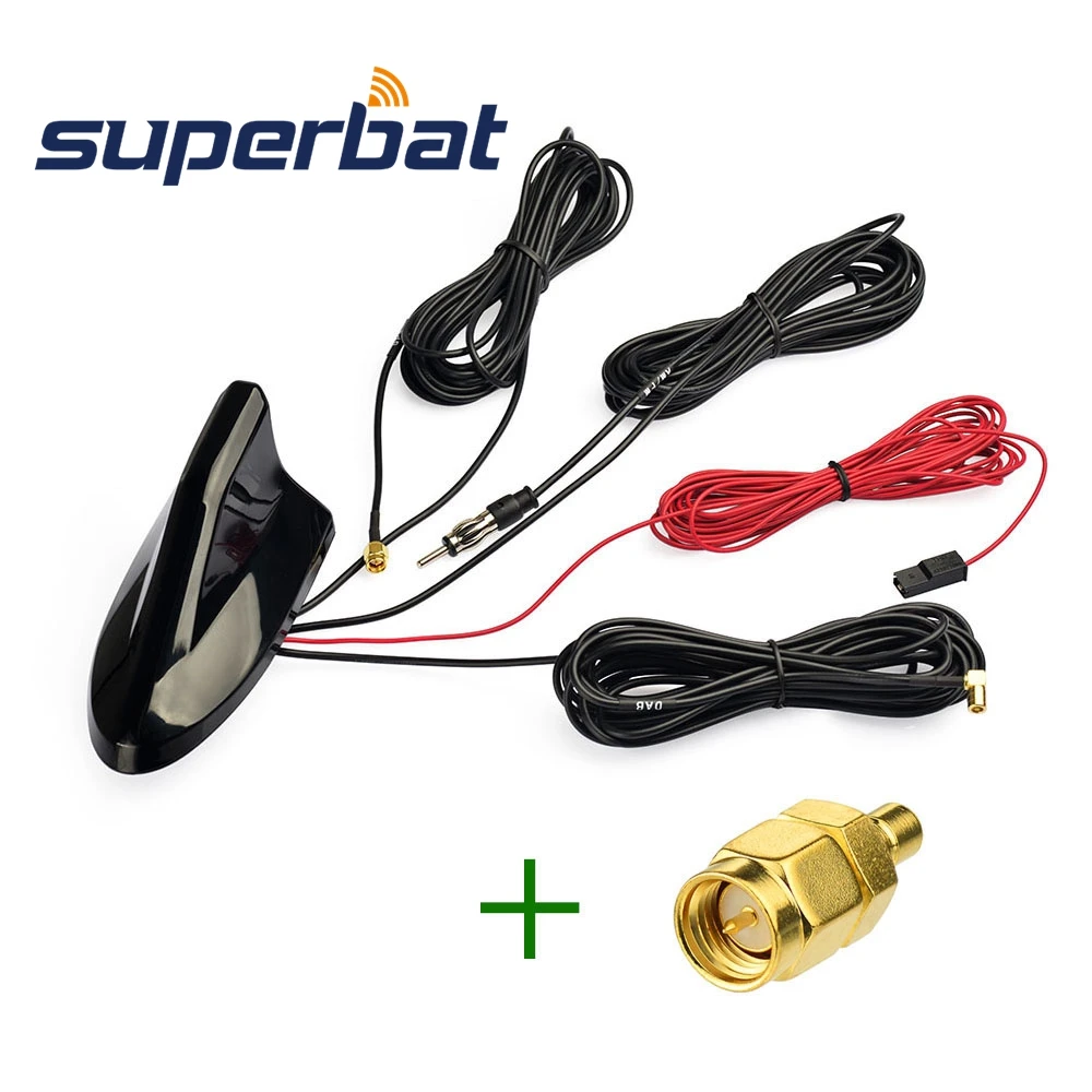 Superbat Car Roof Top Shark Fin Vehicle GPS