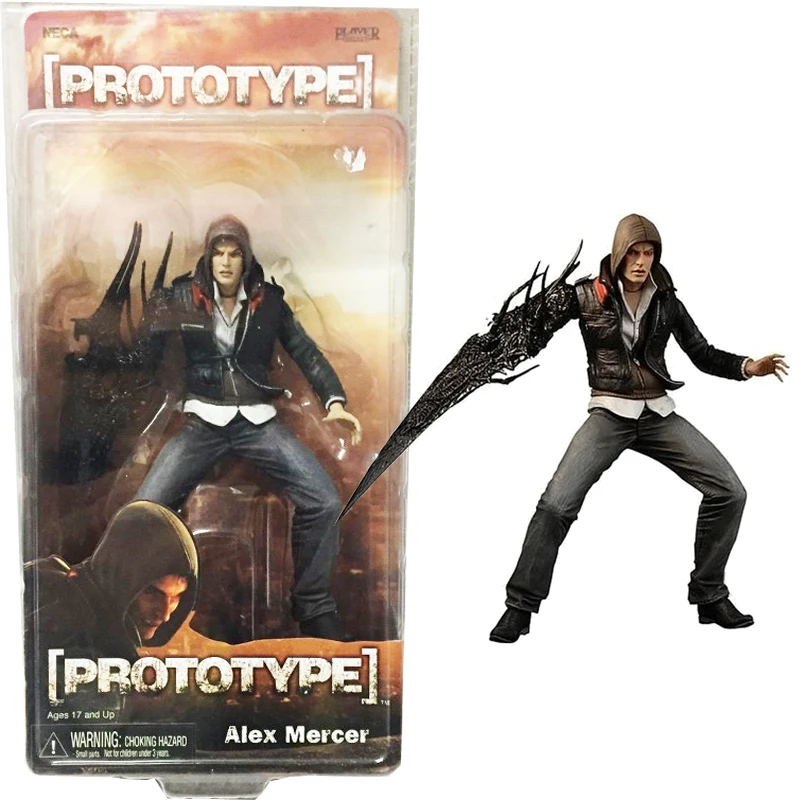 

18cm NECA Prototype Alex Mercer PVC Action Figure Collection Model Toy AC007