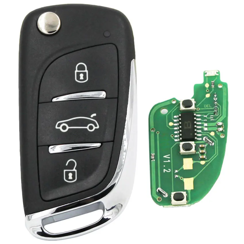 3 кнопки обновлен DS Стиль складной удаленный ключевой 315 мГц/433 мГц ID44 чип HU92 лезвие для BMW EWS 3 5 7 серии E38 E39 E46 M5 X3 X5