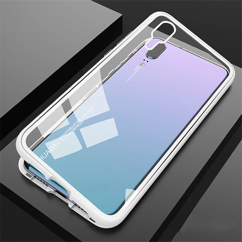 Роскошный магнитный металлический чехол для Huawei P20 Lite Pro Магнитный бампер