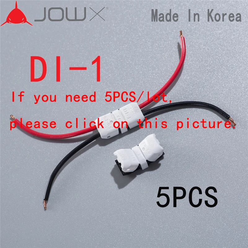 JOWX DI-1 10 шт. двойной в линии 2 способ стыковое соединение 23~ 20AWG 0,3~ 0,5 sqmm светодиодный светильник кабель провода разъемы