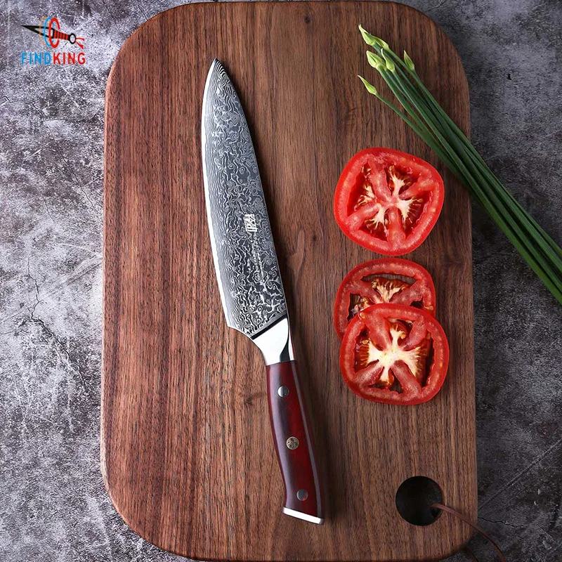 FINDKING AUS-10 Damascus Steel Chefs Knifes Ebony Handle Arrow Pattern  Professional 8 inch Gyuto Knives Best Kitchen Chef Knife - AliExpress