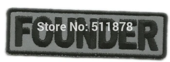 

3.5" REFLECTIVE FOUNDER MOTORCYCLE JACKET LEATHER VEST MORALE BIKER PATCH Embroidered Motorcycle Patch IRON ON Badge