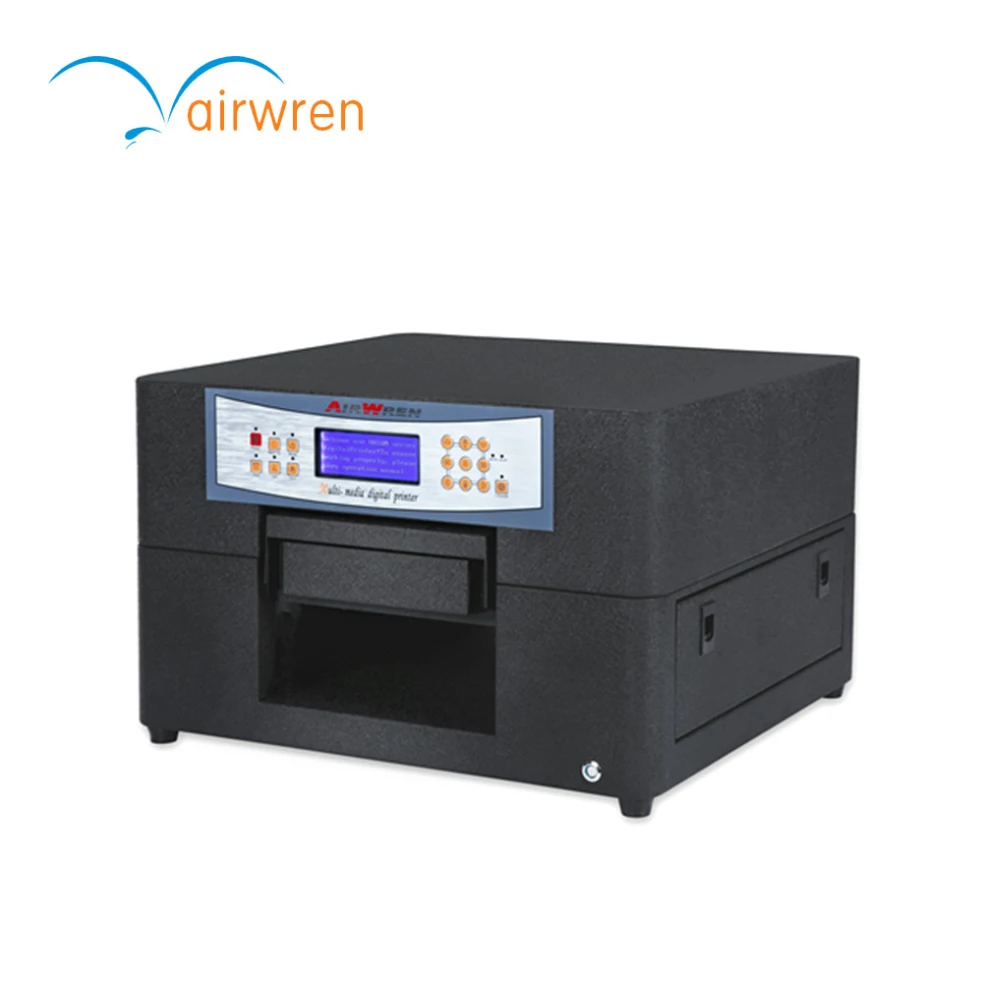  UV Led Flatbed Printer For Small Business Multi-color 3d Effect A4 Print Size