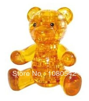 Diy テディベア 3d クリスタル パズル教育面白い熱い おもちゃ の ため の女の子 Toy Shadow Toys Russianbear Pattern Aliexpress