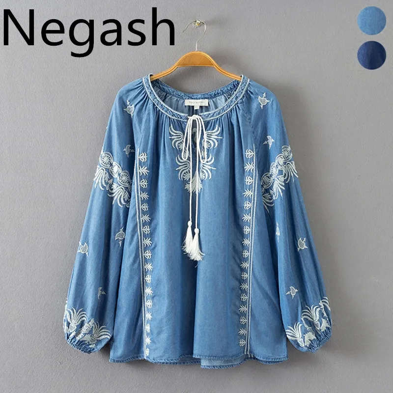 Блузка женская с цветочной вышивкой 2019|shirt female|chic blousefloral blouse |