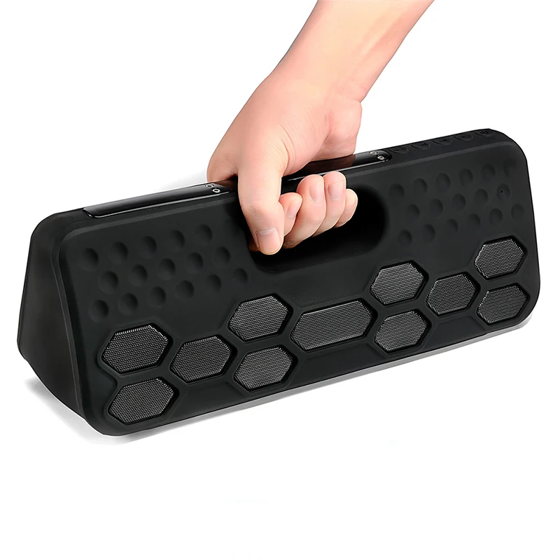 

Fansaco Bluetooth Speaker Wireless Portable Speaker 10W * 4 Driver Stereo Music Loud Speaker Sound With MIC Smartphone Speakers