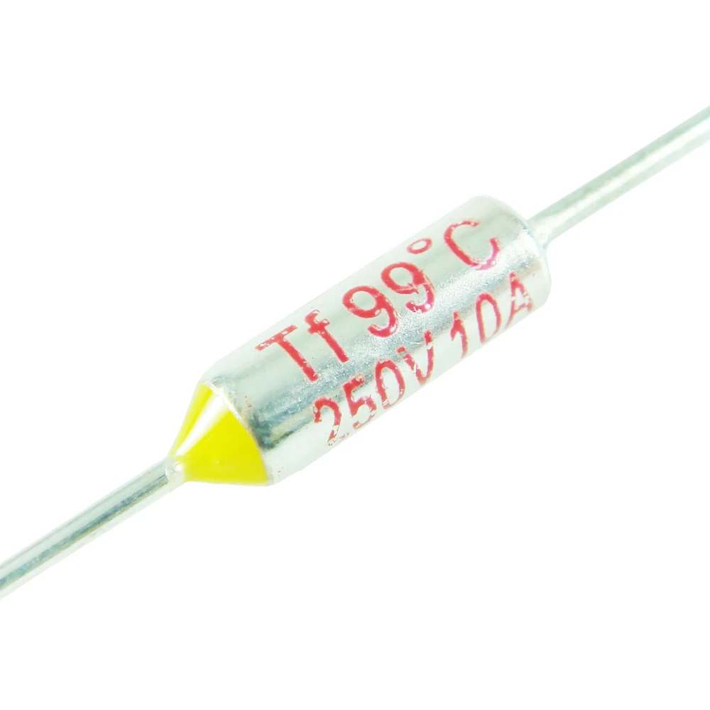 10pcs Microtemp Thermal Fuse 99°C 99 Degree TF Cutoff SF96E 10A AC 250V New