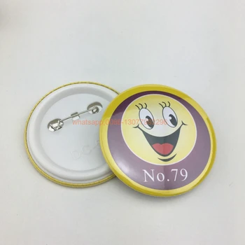 

10pcs factory Custom Tin Button Badge, Pin Plastic badge for advisement promotional