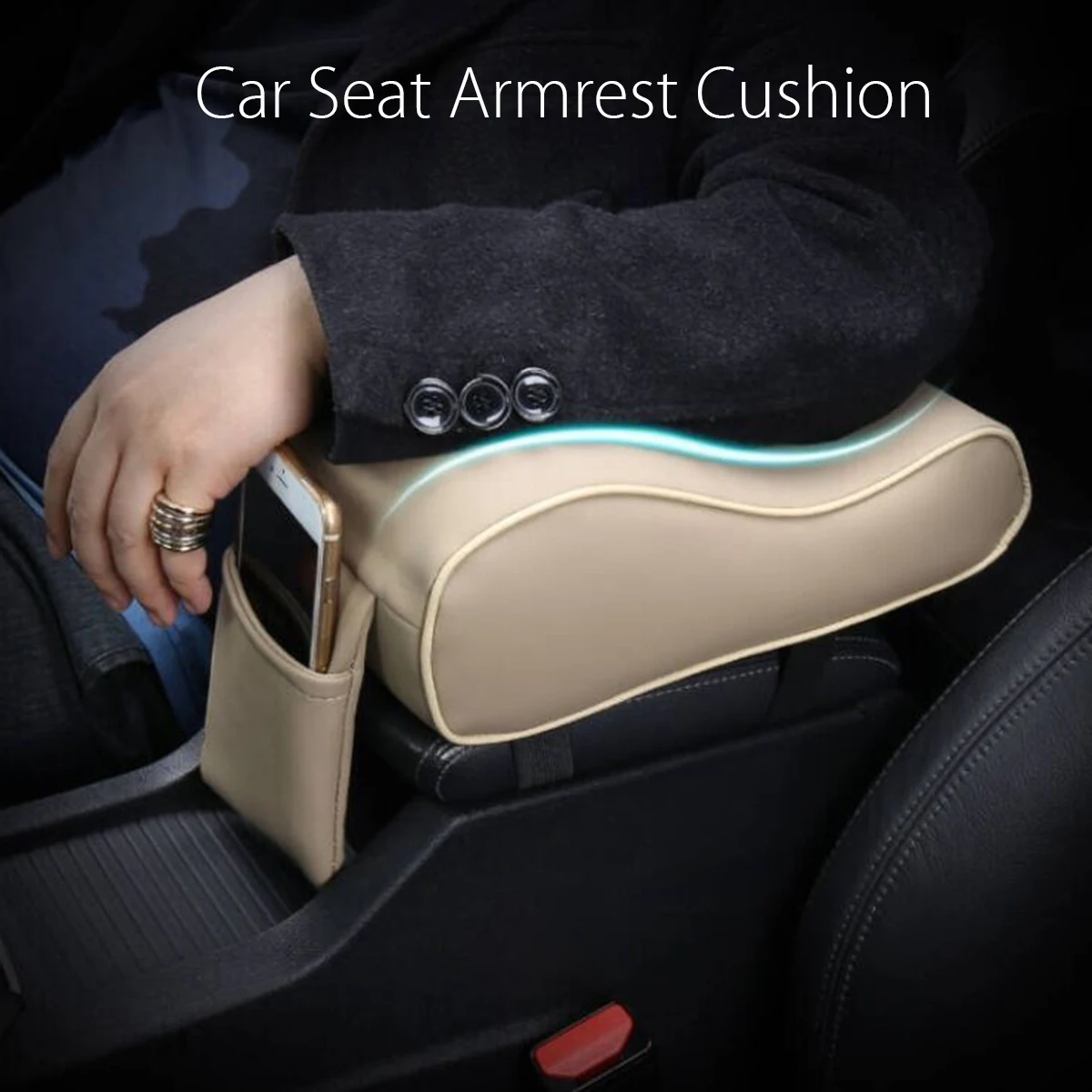 Auzan PU Leather Car Armrest Pad Universal Auto Armrests Car Center
