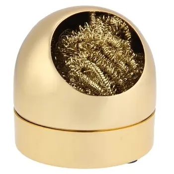 

Hot solder tip cleaner iron metal sponge sponge Gold color New