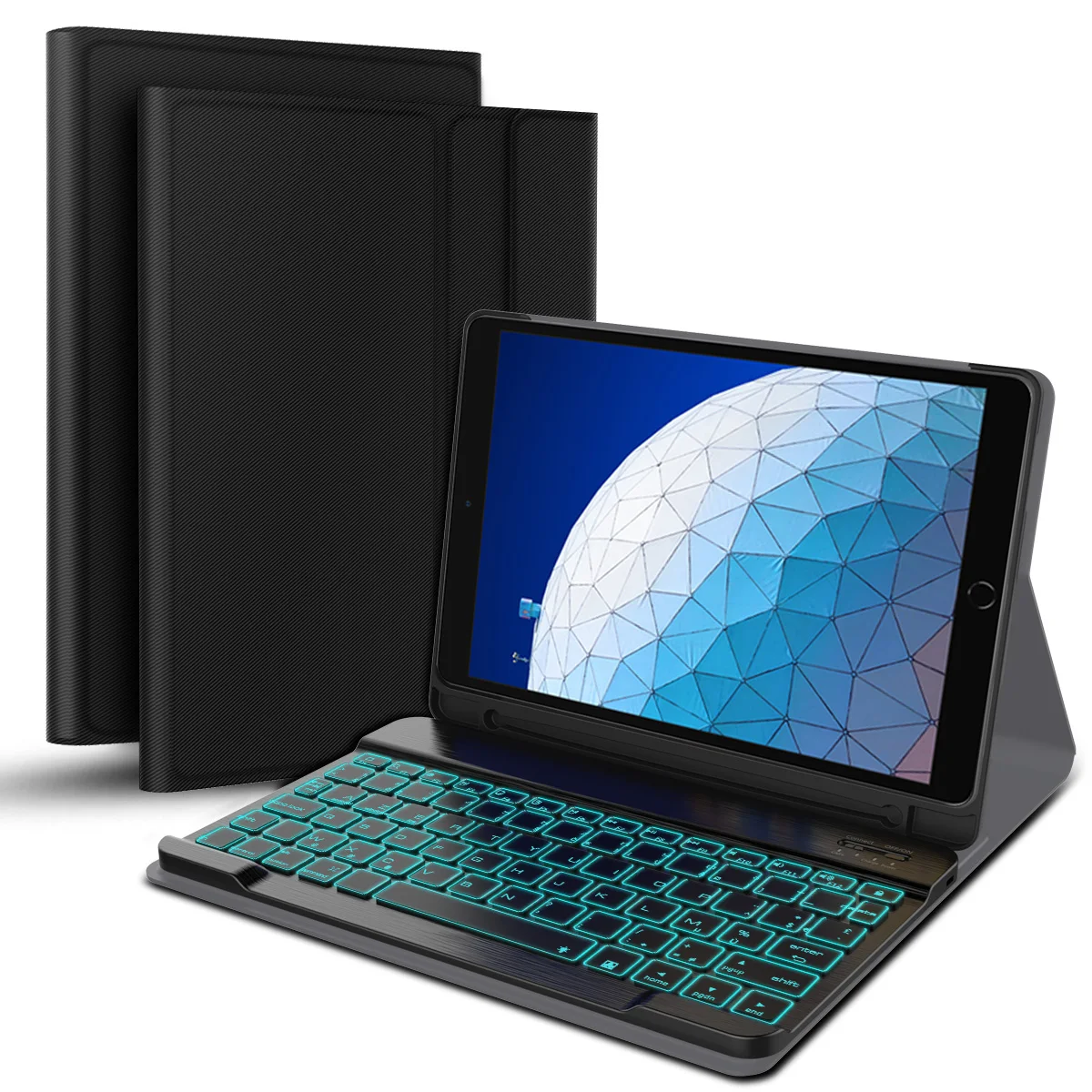 

For iPad Air 2019 Case French Bluetooth Backlight Keyboard Detachable Leather Case For iPad Pro 10.5 Case With Pen Holder Stand