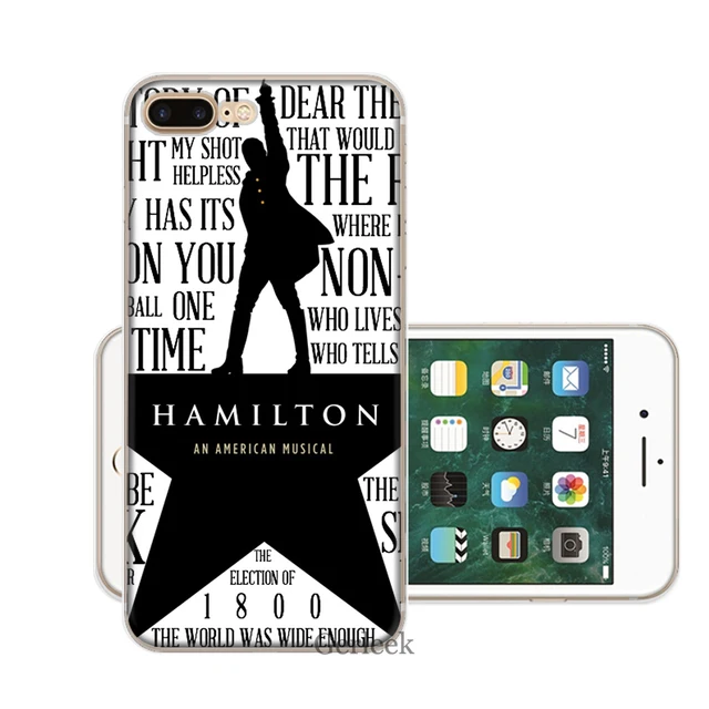 Hamilton Musical Lyrics Phone Case Cover For iPhone 6 6S 5 5S SE XR X