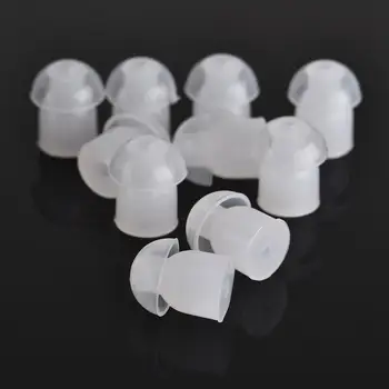 

Air Duct Transparent Earphone Earplug Head Mushroom Head Hearing Aid Silicone Earplug Head Tube Style Earpieces Mushroom Earbud