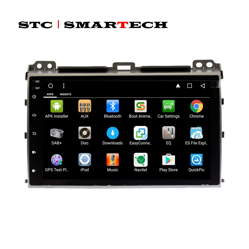 SMARTECH 2 Din Android Автомобильная Радио gps навигационная система для TOYOTA Land Cruiser Prado 120 поддержка оригинальная система усилителя JBL