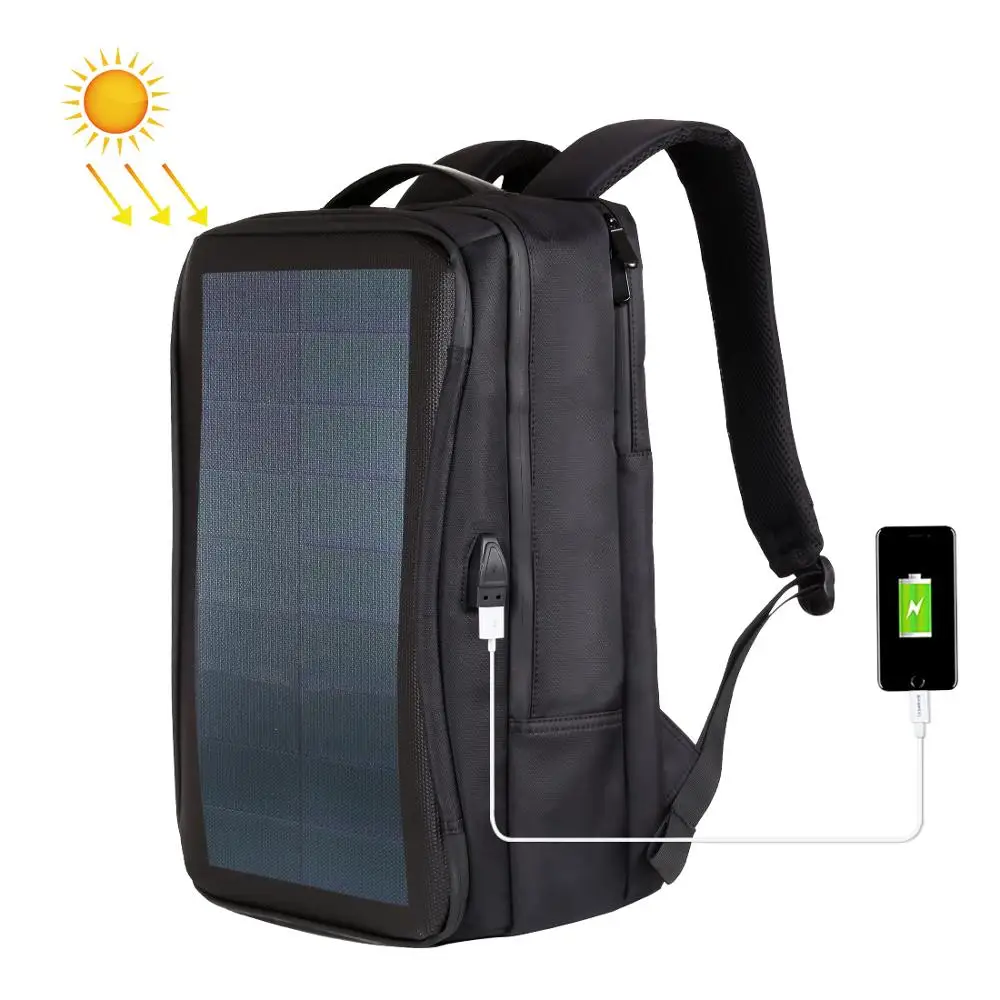 Us 63 25 20 Off Haweel Flexible Solar Panel Backpacks Convenience Charging Laptop Bags For Travel 14w Charger Daypacks Handle Usb Port In Us 63 25 20 Off Haweel Flexible Solar Panel Backpacks Convenience Charging Laptop Bags For Travel 14w Charger Daypacks Handle Usb Port In