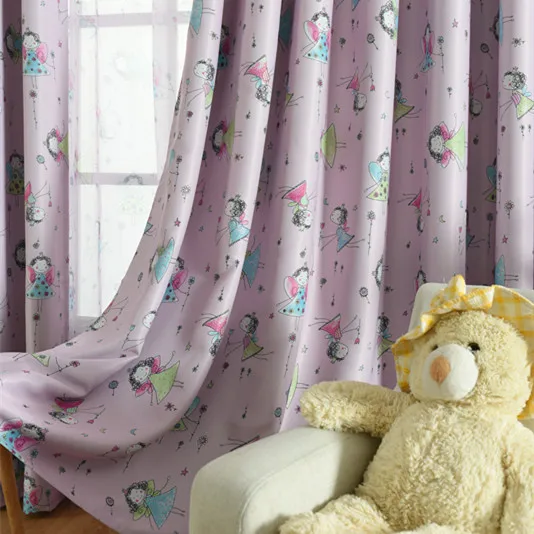 Cartoon Curtain for Children's Room Bedroom Boy Girl Full Blackout