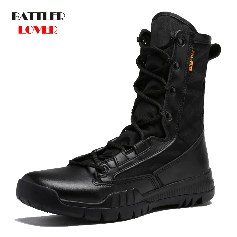 white tactical boots