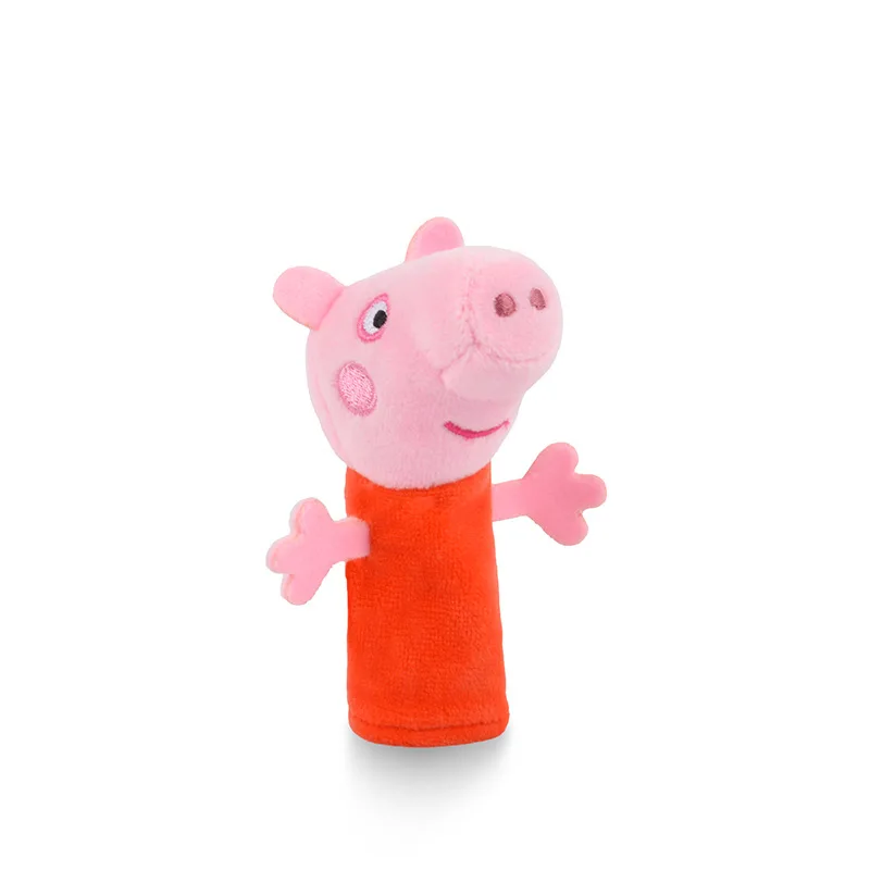 Оригинальная кукла Peppa Pig Peppa с пальцами, Джордж, Папа, мама, свинка, динозавр, милые Мультяшные плюшевые игрушки, кукла, рождественский подарок, игрушки для детей, девочек