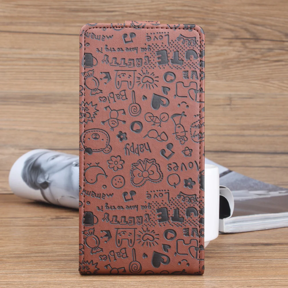 Faerie-Leather-Case-For-ZTE-Blade-A520-A-520-BladeA520-5-Cellphone-Flip-Cover-Case-Housing