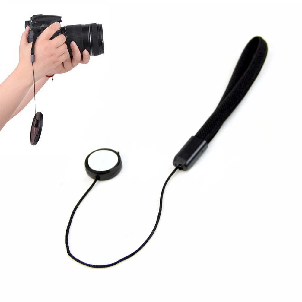5pcs/lots Universal DSLR Lens Cover Cap Holder Keeper Strap Cord String