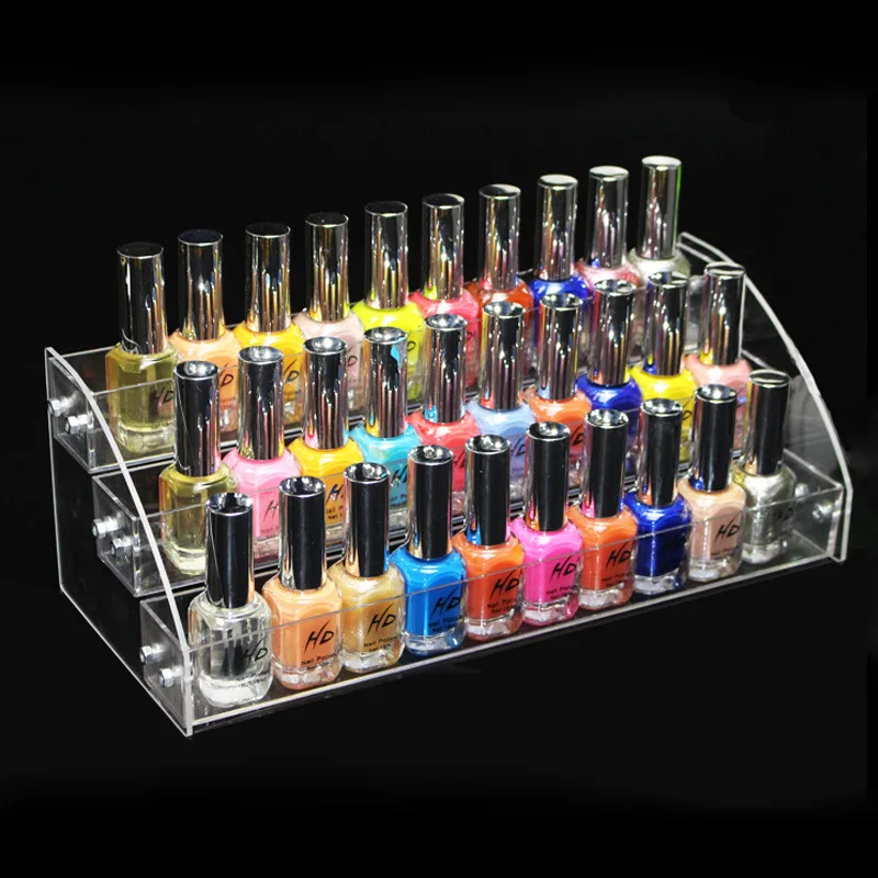  Transparent acrylic multi-layer nail polish display stand cosmetics display rack glasses display ra