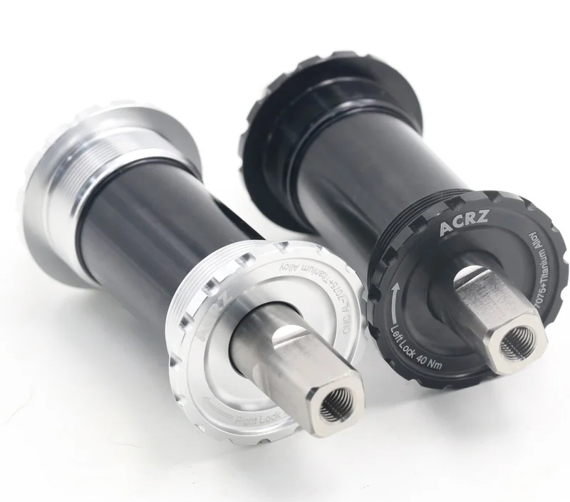 Titanium BSA english threaded square taper bottom bracket