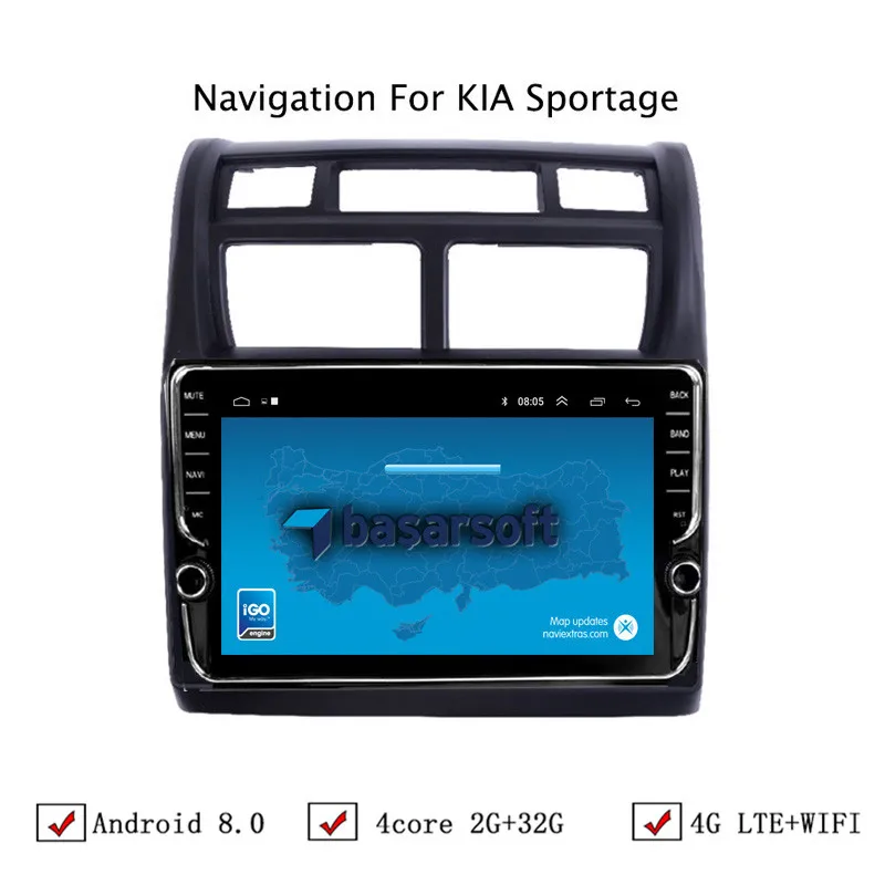 9 &quotAndroid 6 0/8 1 Автомобильная dvd-навигационная система для Kia Sportage 2007 2008 2009 2010-2013
