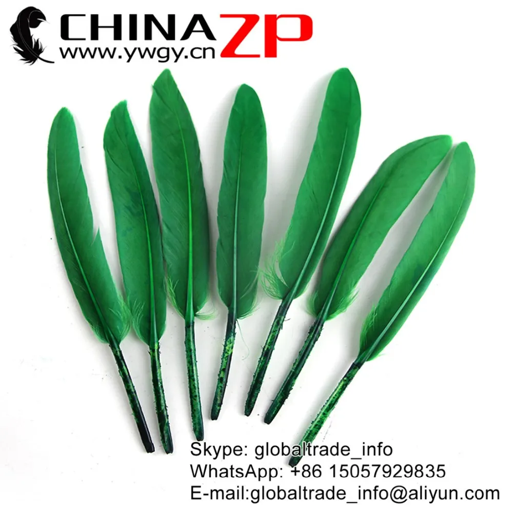 Kelly Green Duck Feathers Duck Cochettes Loose Feathers (8)