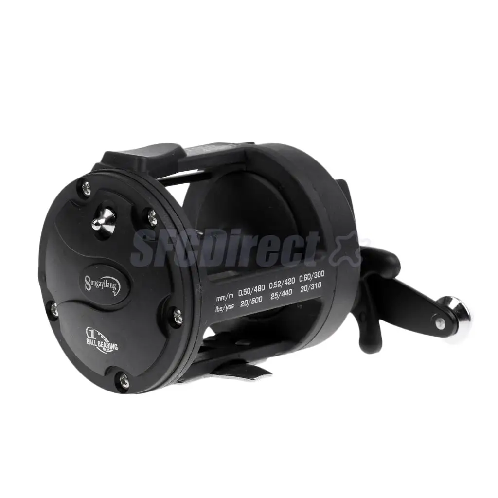 2 BB Fishing Baitcasting Reel Boat Reel Fishing Drum Wheel 3000L/4000L	