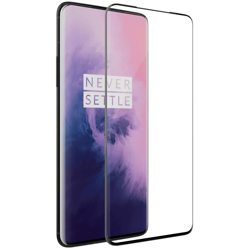 Полное покрытие защитная пленка из закаленного стекла для Oneplus 7T Pro/Oneplus 7 Pro NILLKIN 3D CP+ MAX Противоударная защита экрана